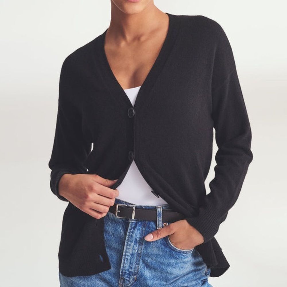 NAADAM Signature Cashmere Boyfriend Cardigan sz XS